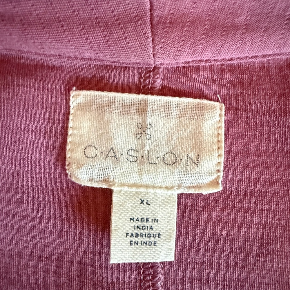 Caslon Women's Dusty Rose Open Front Cardigan - Picture 4 of 4